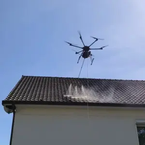 Asl drone Nettoyage toiture facade par drone haute-marne bourgogne
