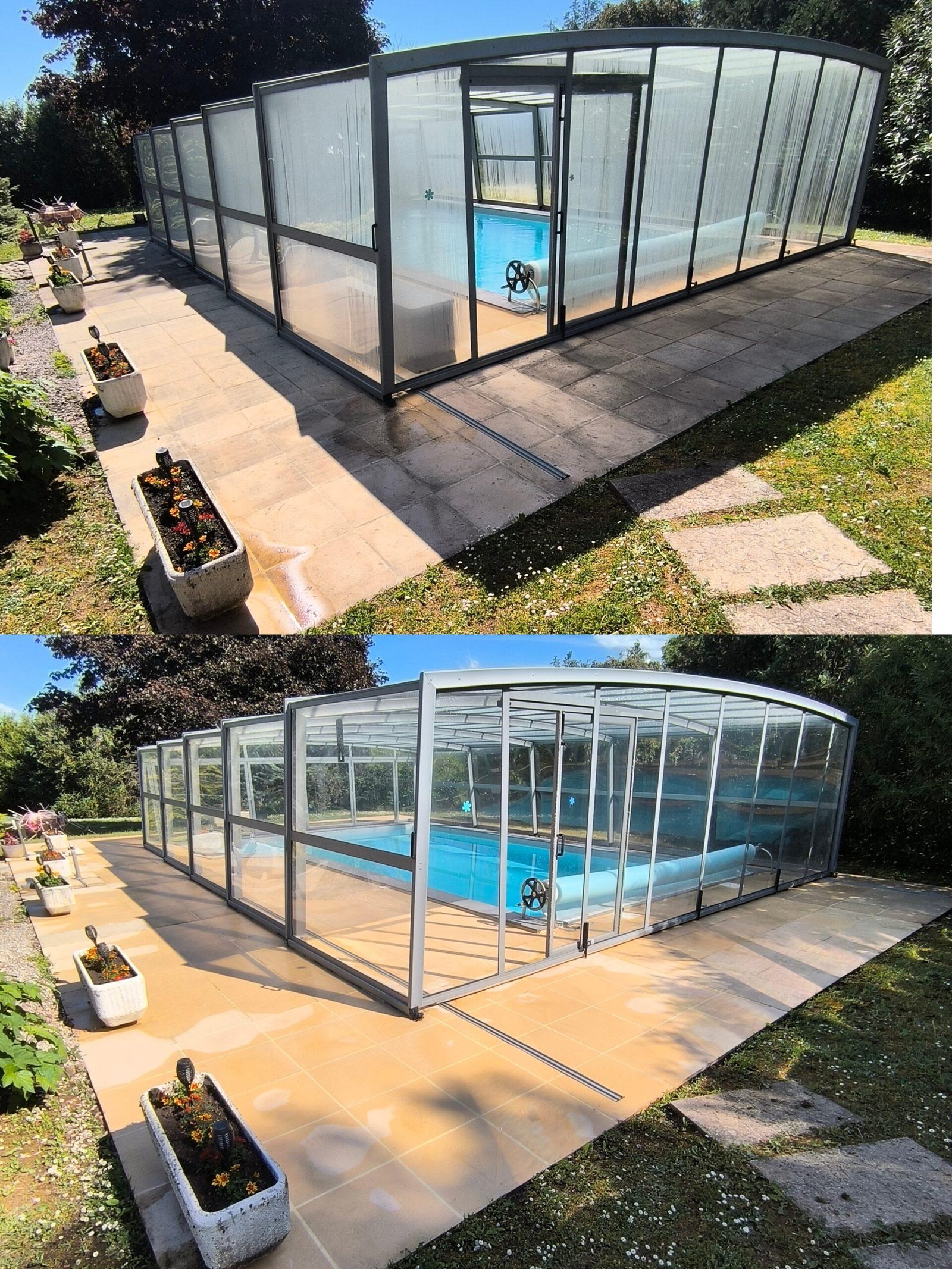 nettoyage entretien abri de piscine selongey 21 cote d'or cotedor dijon asldrone Asldrone Asl drone