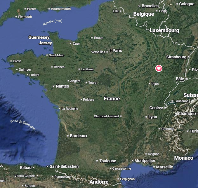 carte de france haute-marne vosge aube meuse cote d'or