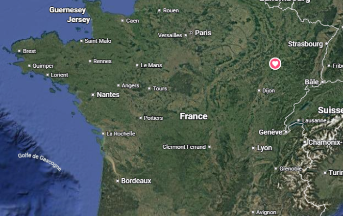 carte de france haute-marne vosge aube meuse cote d'or